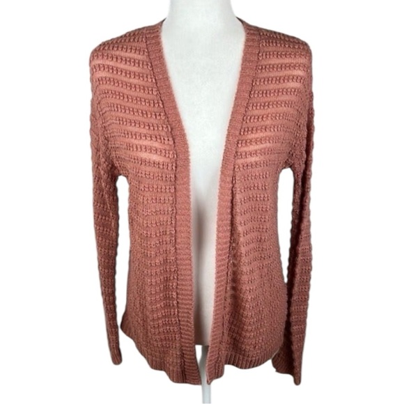 Serendipity Pink Knit Cardigan Size Large - Picture 1 of 6